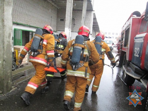 В Барановичах «тушили» склад с кофе