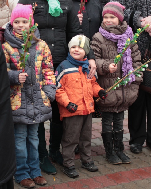 В Барановичах православные христиане встретили Вербное воскресенье