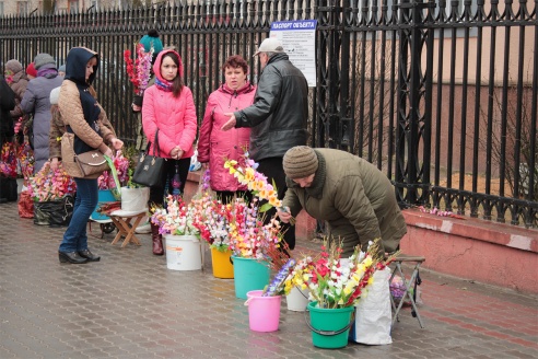 В Барановичах православные христиане встретили Вербное воскресенье