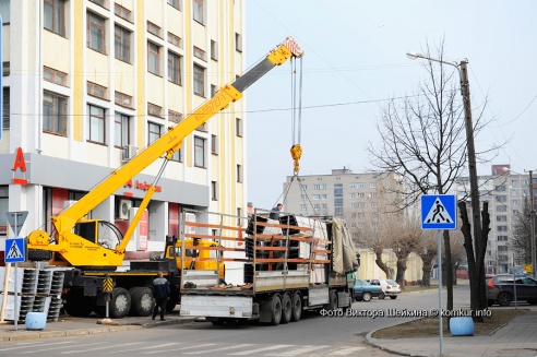 Оживилась стройка около ОАО «Славянка»