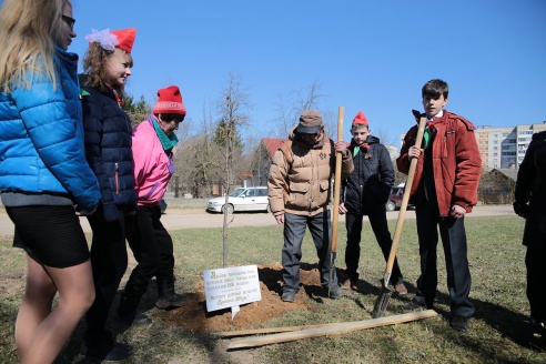 В Барановичах появилась новая аллея