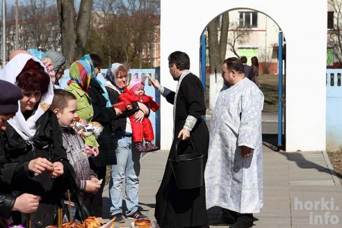 Как православные Горок встречали Пасху. ФОТО