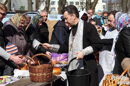 Как православные Горок встречали Пасху. ФОТО