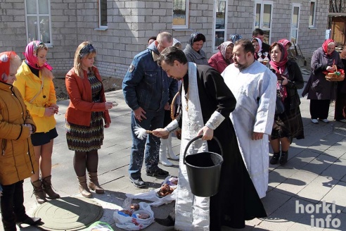Как православные Горок встречали Пасху. ФОТО