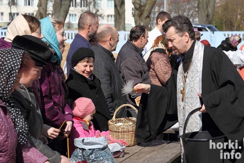 Как православные Горок встречали Пасху. ФОТО