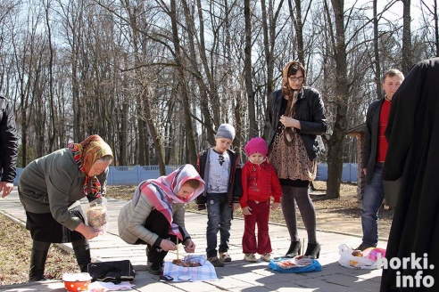 Как православные Горок встречали Пасху. ФОТО