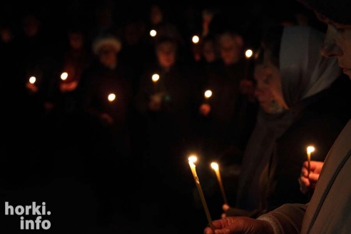 Пасха в Горках: всеночная. ФОТО