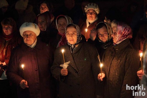 Пасха в Горках: всеночная. ФОТО