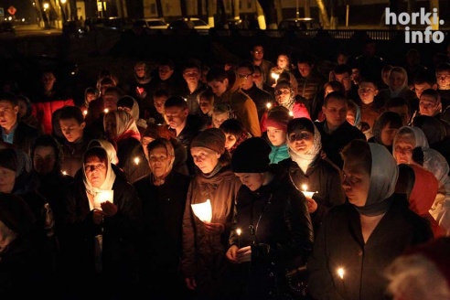 Пасха в Горках: всеночная. ФОТО