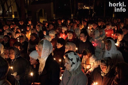 Пасха в Горках: всеночная. ФОТО