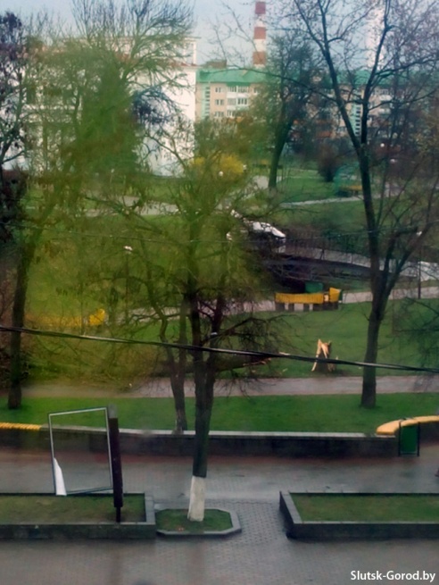 Скорость ветра достигала 24 м/с. Последствия непогоды 13 апреля в Слуцком районе