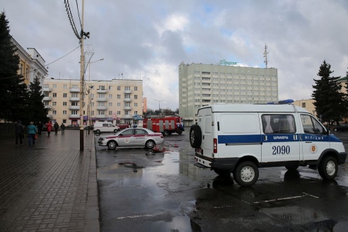 В Барановичах проходят учения силовых структур
