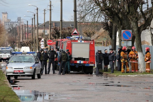 В Барановичах проходят учения силовых структур