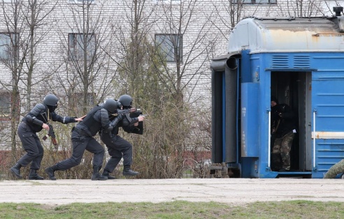 В Барановичах прошли масштабные учения сил территориальной обороны