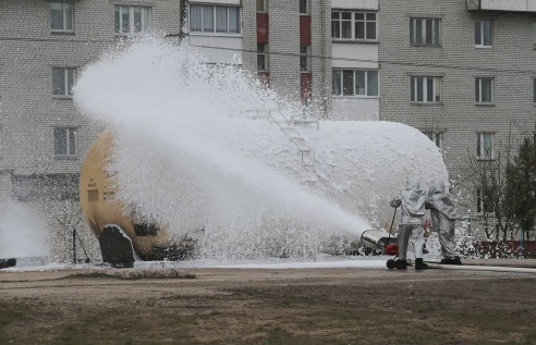 В Барановичах прошли масштабные учения сил территориальной обороны