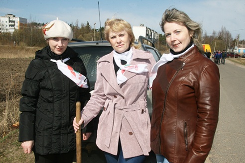 У Паставах закладзены сквер 70-годдзя Вялікай Перамогі (+фота)