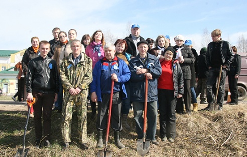 У Паставах закладзены сквер 70-годдзя Вялікай Перамогі (+фота)