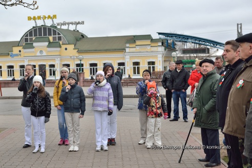 В Бобруйске заложили сквер Победителей