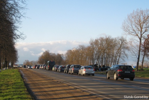 Пробка на «минской» трассе