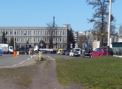 Закрытие улицы Тельмана в Барановичах создало на мосту огромную пробку