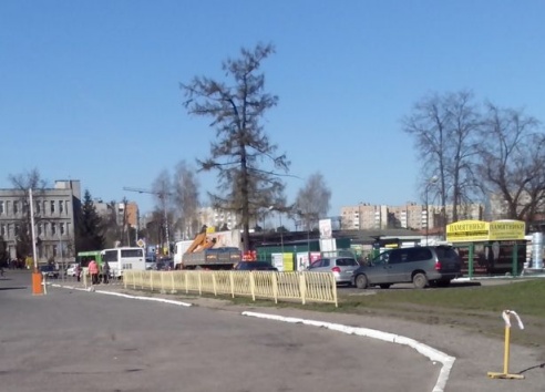 Закрытие улицы Тельмана в Барановичах создало на мосту огромную пробку