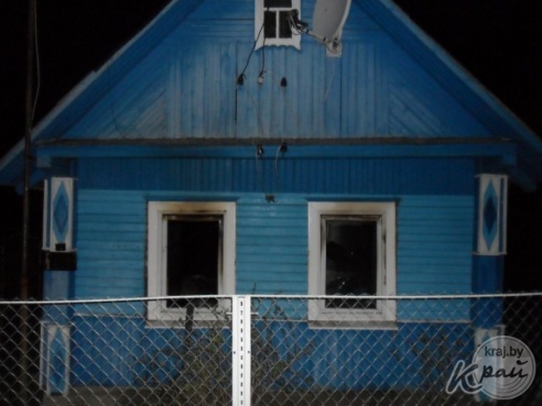 Из-за старого телевизора едва не сгорел дом на Вилейщине (ФОТО)