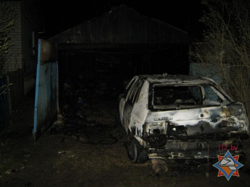 Под витебском мужчина обгорел, спасая машину в гараже у тещи