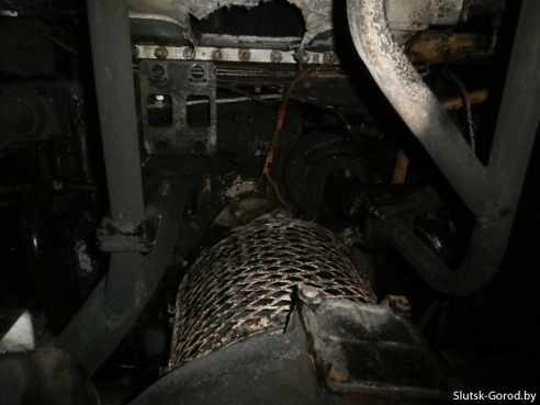 Под Слуцком загорелся тепловоз