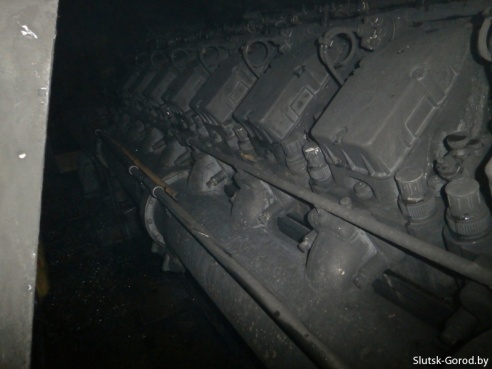 Под Слуцком загорелся тепловоз