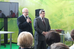 «Голас Касцюкоўшчыны» на выставке «СМИ в Беларуси»