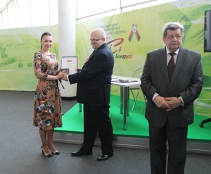 «Голас Касцюкоўшчыны» на выставке «СМИ в Беларуси»