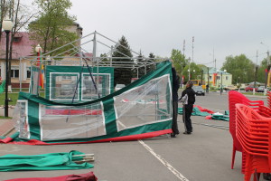 Город Костюковичи во всю готовится к празднованию 70-летия Великой Победы (+ фото)