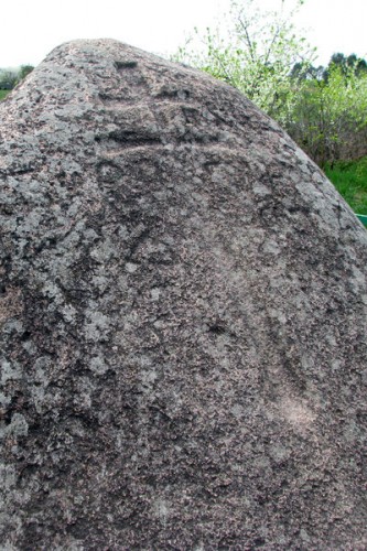 Информационный стенд с надписями XII века у Воротишина креста установили краеведы из Вилейки (ФОТО)