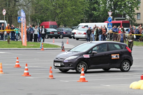 2 мая в Слуцке прошёл первый этап чемпионата по скоростному маневрированию