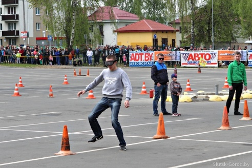 2 мая в Слуцке прошёл первый этап чемпионата по скоростному маневрированию