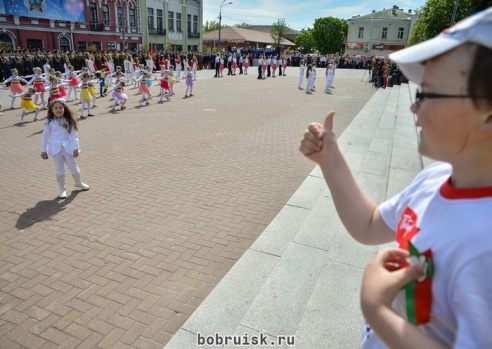 Волнующие мгновения празднования юбилея Победы в Бобруйске: ФОТОРЕПОРТАЖ