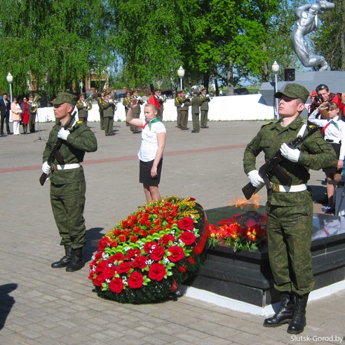 День Победы 9 мая 2015 в Слуцке. Фото