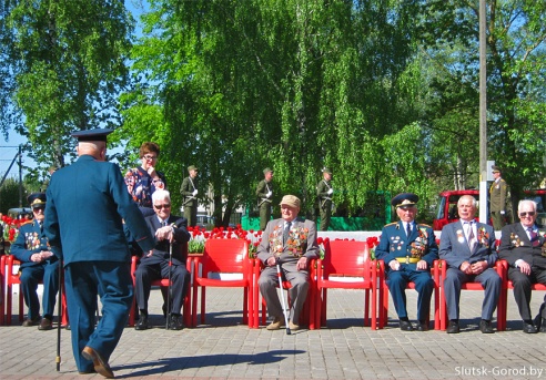 День Победы 9 мая 2015 в Слуцке. Фото