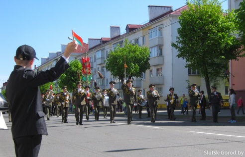 День Победы 9 мая 2015 в Слуцке. Фото