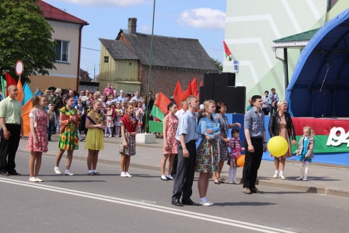 В Ошмянах отметили День Победы