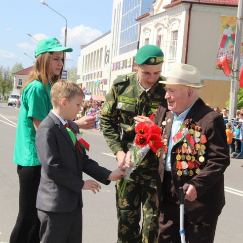 В Ошмянах отметили День Победы