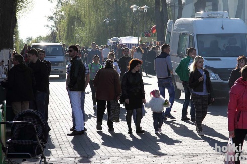 Праздничный концерт на амфитеатре. Вечер