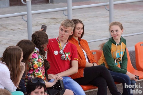 Праздничный концерт на амфитеатре. Вечер