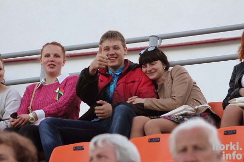 Праздничный концерт на амфитеатре. Вечер