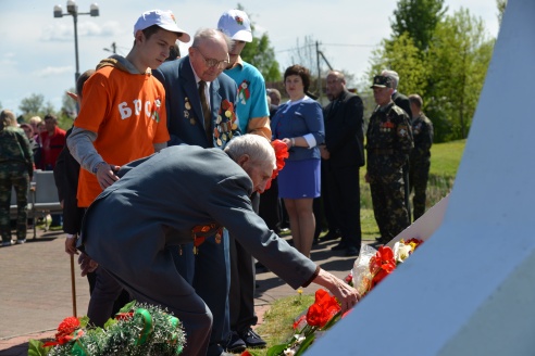 Автопробег накануне Дня Победы проходил в Кобрине.