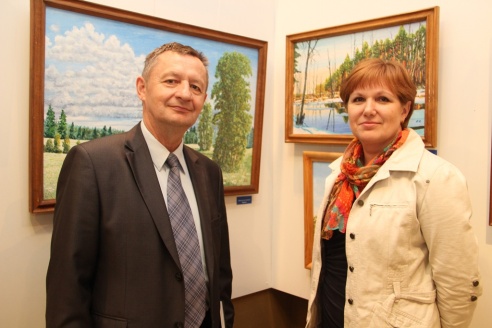 У Ашмянах адкрылася выстава “Гама натхнення”