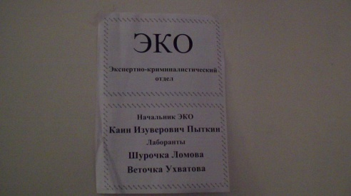 Детектив-шоу в коллегиуме
