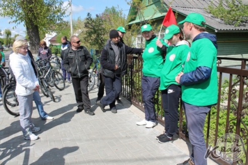 Более 20 километров преодолели участники экологического велопробега в Вилейке (ФОТО)