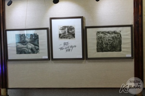 Художник Борис Цитович на персональной выставке «70 лет мира» в Вилейке: Мне близка и дорога тема войны (ФОТО)