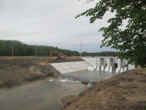 Водохранилище Мышанка заполняется водой